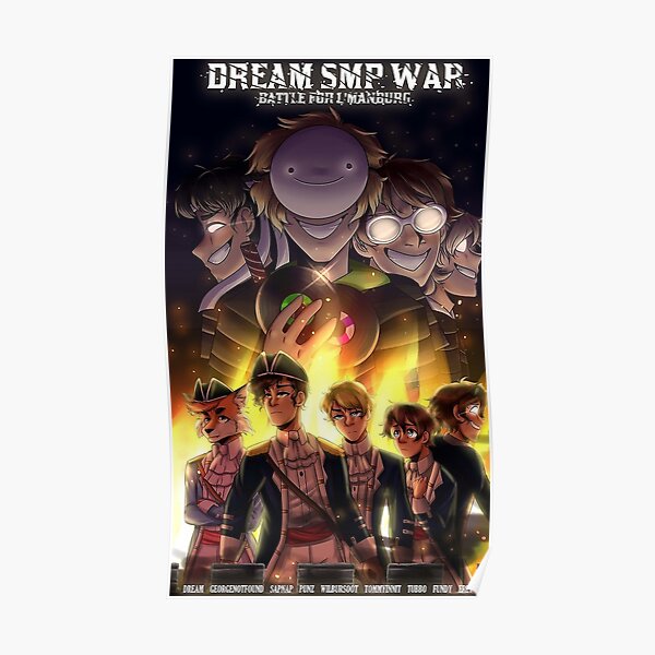 dream fall war smp Poster RB1106 product Offical Dream SMP Merch