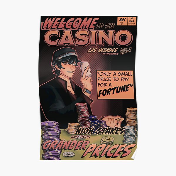 Quackity Casino Dream SMP Las Nevadas Comic Poster Poster RB1106 product Offical Dream SMP Merch