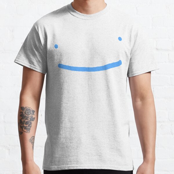 Dream SMP blue smile Classic T-Shirt RB1106 product Offical Dream SMP Merch