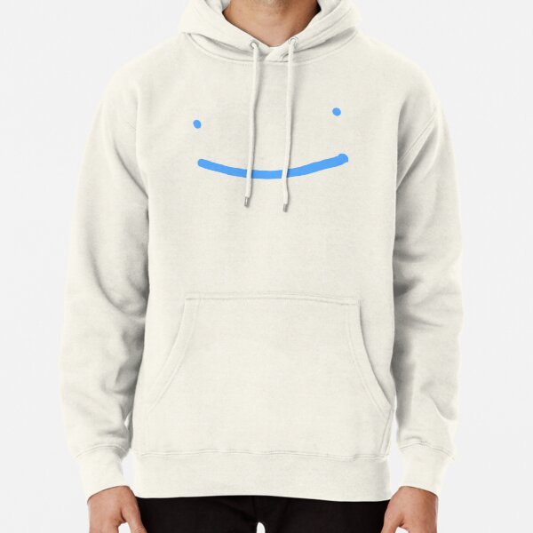 Dream SMP blue smile Pullover Hoodie RB1106 product Offical Dream SMP Merch