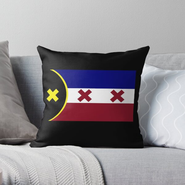 L'Manberg Dream SMP Flag Throw Pillow RB1106 product Offical Dream SMP Merch